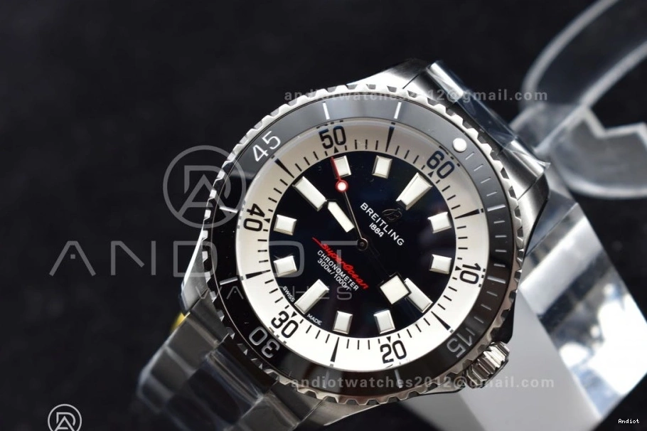 Best A Bracelet 1:1 on SuperOcean 475 44 Edition White Dial SS Black TF SunProtective Automatic 0725